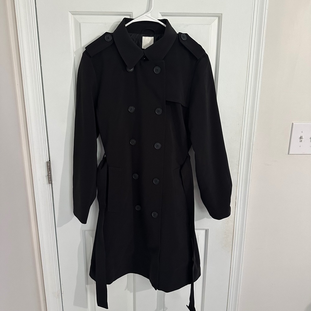 H&M Black Trench Coat